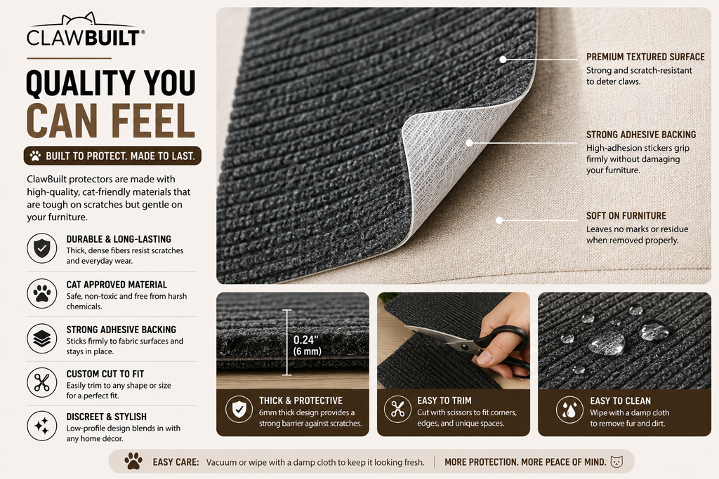 ClawBuilt™ Cat Scratch Sofa Protector